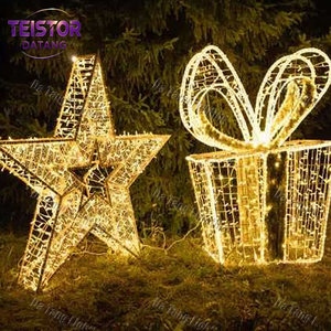 Outdoor Christmas Gift Box Arch Motif <b>Light</b> LED Decoration for Street Plaza Landscape Holiday Display - Product Image 4