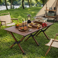 Mesa Plegable de Aluminio de Alta Calidad para Picnic, Nueva Mesa Portátil para Exteriores, Ideal para Acampar y Comer en la Playa