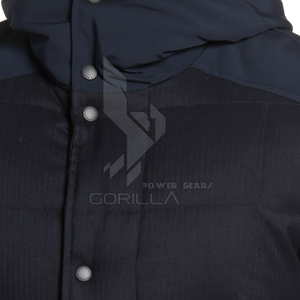 2023 Diseñe su propia chaqueta acolchada con logotipo para hombres Servicio OEM Chaquetas acolchadas ligeras a la venta - Product Image 1