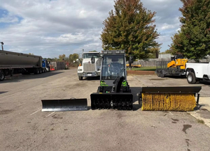 4WD Multi Function <b>Snow</b> <b>Removal</b> Sweeper with Front Blower Rear Sweeper Side Mount <b>Plow</b> System - Product Image 6