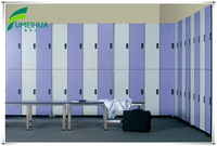 Casier électronique Fumeihua à grain de bois pour vestiaire de salle de sport