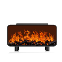 Diffuseur d'arômes portable de bureau à flamme simulée USB, capacité 200 ml, 7 couleurs, pour la décoration intérieure - Vente en gros