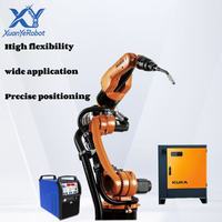 Station de soudage robotisée pour engins de construction, bras robotique KUKA 6 axes haute performance, machine de soudage automatique