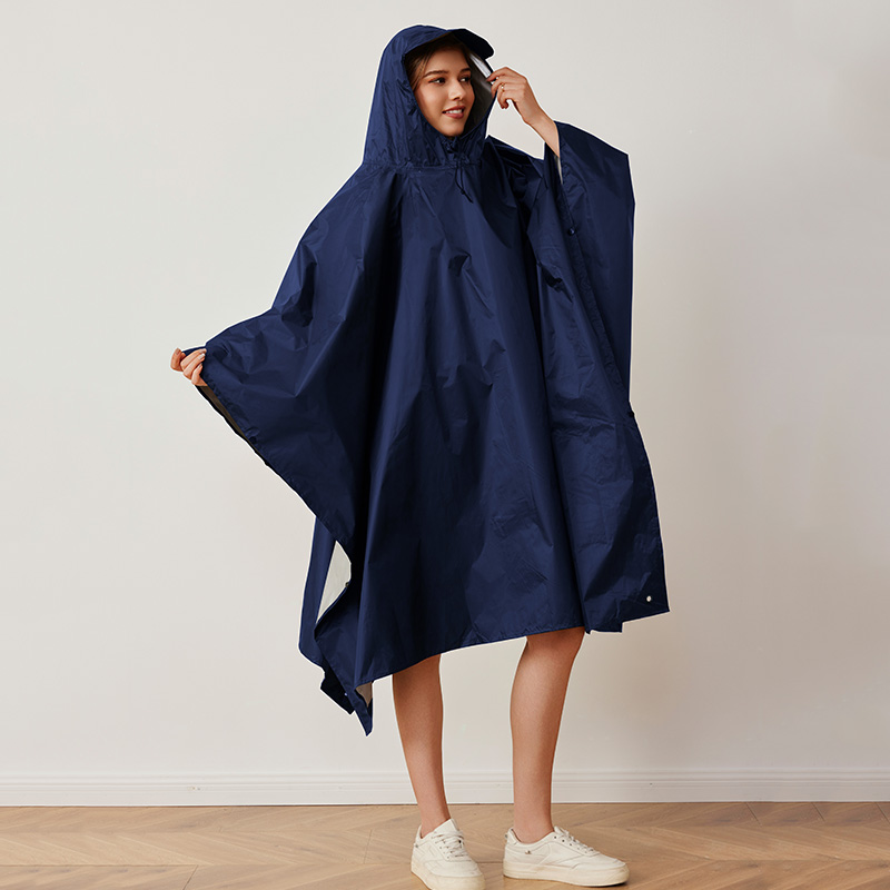 Capa azul plateada + bolsa de almacenamiento