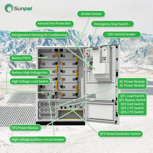 Système d'onduleur solaire hybride industriel Sunpal tout-en-un ESS 100 kVA 250 kW 100 kWh - Product Image 3