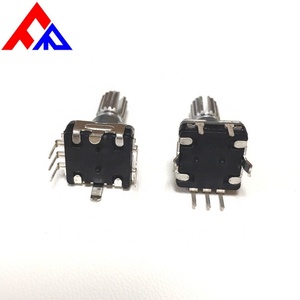 Interruptor Codificador Rotatorio EC11 de Alta Durabilidad con Eje Roscado Vertical de 5 Pines y Recorrido Descendente de 1.5mm - Product Image 6