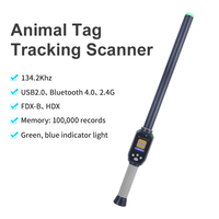 Escáner de Etiquetas para Animales de 134.2Khz, ISO11784/5 FDX-B HDX, Lector Portátil de Etiquetas RFID para Identificación de Ganado