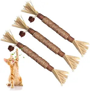 Confezione da 3 giocattoli per gatti Silvervine Catnip giocattoli per masticare i denti per la pulizia del gatto Matatabi