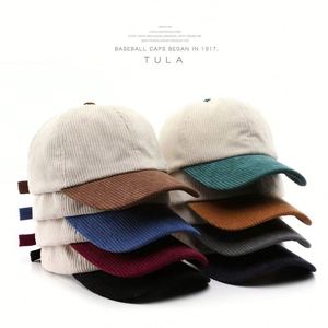 Adjustable Corduroy Baseball <b>Cap</b> for Outdoor Activities Stylish Sun Protection Hat for <b>Hiking</b>, Fishing, and Casual Daily Wear - Product Image 3