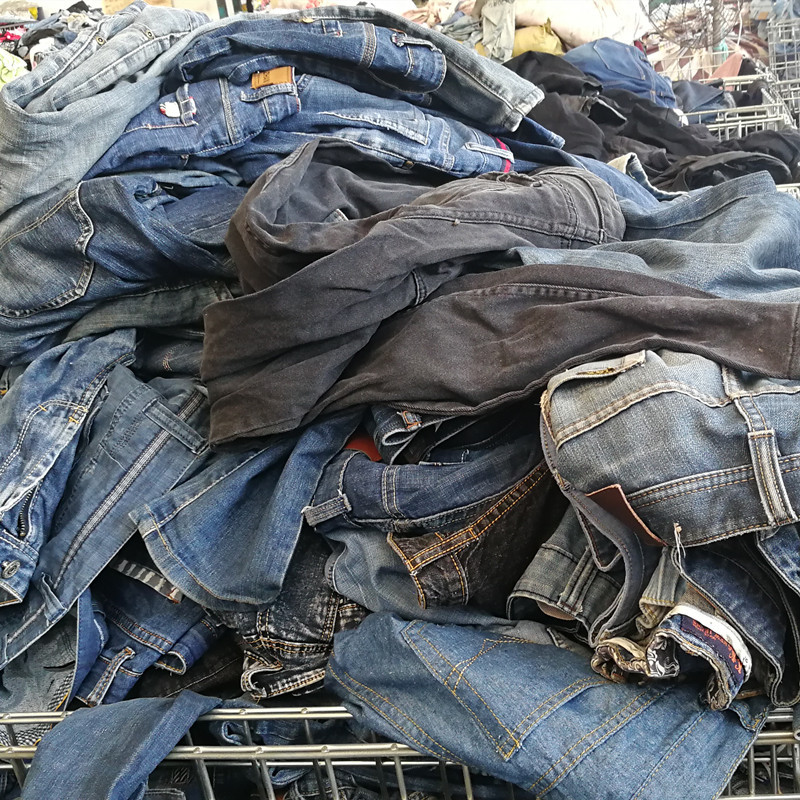 Cheap Price Wholesale Used Second Hand Men Clothes Jeans Pants Used Clothing for Africa