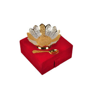 Ensembles de bols floraux plaqués or et argent pour mariage, boîte de cadeaux design, vente en gros et fournisseurs - Product Image 1