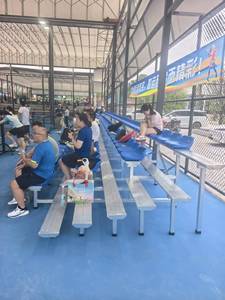 Basketball Fixed Outdoor Aluminum 2015 Best Portable <b>Stage</b> <b>Platform</b> Bleachers Seating 42 Persons Capacity All Seasons - Product Image 5