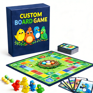 Fabricant de jeux de société sur mesure OEM, service d'impression de jeux de cartes multijoueurs écologiques avec boîte de jeu en plastique - Product Image 1