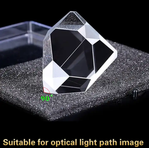 के 9/bk7 ऑप्टिकल ग्लास प्रिज्म लेंस के लिए परीक्षण उपकरण प्रिज्म के लिए प्रिज्म लेंस पाउडर - Product Image 3