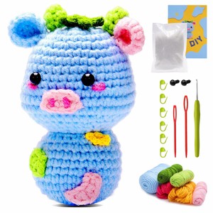 Kit de crochet complet à faire soi-même, très demandé, avec fil et aiguille - Product Image 2
