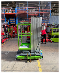 4.7 मीटर हल्के एकल मोस्ट मोबाइल चल लिफ्टर एकल व्यक्ति लिफ्ट मचान एल्यूमीनियम मिश्र धातु लिफ्ट - Product Image 2