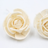 Vrai parfum en gros naturel artificiel bois Rose fleur roseau Sola fleurs Bouquet diffuseur en vrac