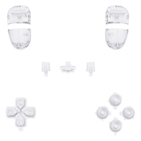 Jeu complet de boutons transparents Mod Kits de remplacement Dpad Action Trigger Boutons pour PS5 Edge Controller