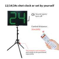 Temporizador de Tiro Ganxin Portátil y Programable de 12/14/30/99 Segundos con LED, Reloj de 24 Segundos para Cancha de Baloncesto