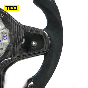 Volant en fibre de carbone LED véritable TDD compatible avec BMW Série G G20 G30 - Product Image 3