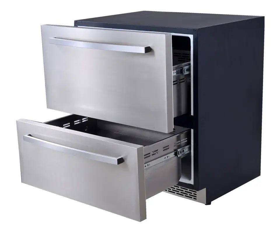 Armazenamento Inteligente Cozinha Geladeira Congelador Sob A Mesa 145L Congelador Sem Escova Dc Motor Lg Refrigerador Motor Ventilador De Refrigeração