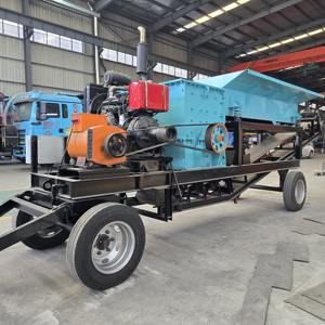 Concasseur de sable et de pierre portable, concassage fin et grossier, traitement du sable et de la pierre, concasseur mobile avec moteur diesel - Product Image 2