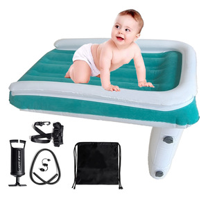 Wholesale Hot Selling Outdoor Convenient and Safe Baby Flocking <strong>Inflatable</strong> <strong>Airplane</strong> Toddler Travel <strong>Bed</strong> - Product Image 5