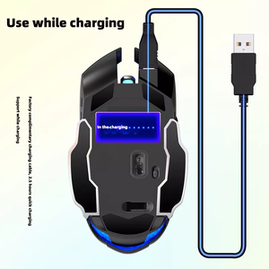 Leadingplus Q13 Oplaadbare <span class=keywords><strong>Dual</strong></span>-Mode Bluetooth Draadloze Muis Stille Gaming Gloeiende Muis - Product Image 3