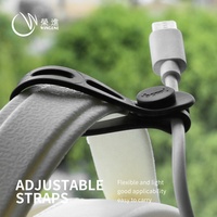 Fscool – serre-câbles durables, attaches en Silicone personnalisées, serre-câbles souples en Silicone, gestion des câbles des écouteurs, nouveau Design