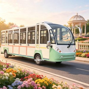 Bus électrique de tourisme haut de gamme 14 places, véhicule de tourisme confortable pour hôtel et aéroport, véhicule électrique de tourisme à quatre roues - Product Image 1