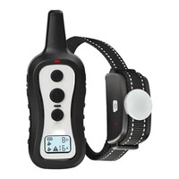 Wiederaufladbares Hundetrainingshalsband IPX5 Wasserdicht mit Piepton, Vibration und sicherer Schockkorrektur für das Training von Hunden bei unerwünschtem Bellverhalten