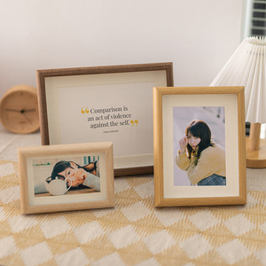 Hollow photo <b>frame</b>, empty <b>frame</b> customization, specimen <b>frame</b>, 3D display stand, 6x7 inch and 8-inch <b>wooden</b> decorative <b>picture</b> f - Product Image 2