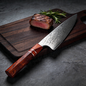 Cuchillo de Carnicero de Acero Damasco de 67 Capas, Cuchillo de Cocina Profesional de Alta Dureza con Mango de Madera Octogonal Estabilizada - Product Image 4