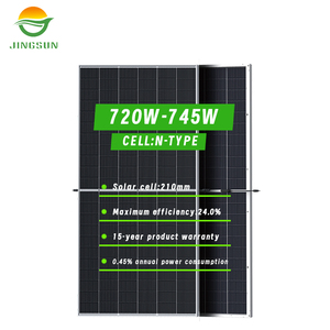 Paneles Solares Monocristalinos Tipo N de Alta Eficiencia Jingsun, 725W, Gran Venta - Product Image 2
