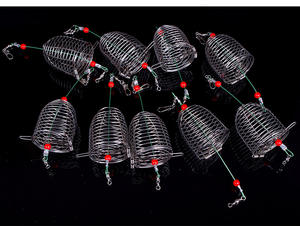 Cage à appâts de pêche à la <span class=keywords><strong>carpe</strong></span> en acier inoxydable TAIGEK avec panier à fond rond pour lac et rivière - Product Image 4