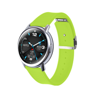 Bracelet de montre en silicone caoutchouc imperméable à rayures de luxe avec boucle pour série