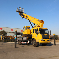 Nouvelle Plateforme de Travail Aérien Mobile JIUBANG à Flèche Télescopique Automatique Diesel, Véhicule de Travail sur Camion pour Travaux en Hauteur