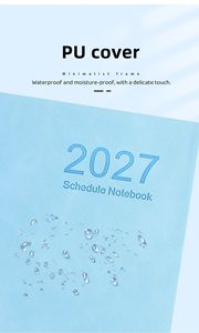 Glitter Hardcover Composition <b>Notebook</b> <b>A5</b> Size in Pink Yellow Blue Silver with Elastic Band Closure - Product Image 2