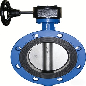 Manual-driven D341 Flanged Valve, Ductile <b>Iron</b>, Blue Anti-corrosion Paint, Municipal Water Supply, Customizable - Product Image 3