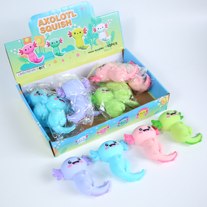 Vente en gros d'usine OEM, jouets en peluche mignons en forme de <span class=keywords><strong>salamandre</strong></span>, jouets anti-stress en pâte PVA colorée pour enfants - Product Image 4