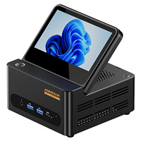 AOOSTAR G-FLIP Nueva Mini PC para Juegos AMD AI 9 HX370 SSD Compatible con Pantalla Triple 4K 240Hz Puerto OCuLink 3A