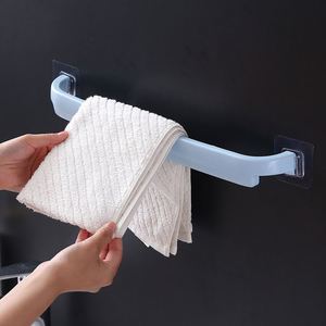 Porte-serviettes mural auto-adhésif moderne et durable avec logo personnalisé, sans perçage, pour salle de bain - Product Image 2