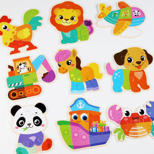 Puzzle in Legno BEIYANG Più Popolare con Meno di 50 Pezzi per l'Educazione Precoce, Età 2-4 <span class=keywords><strong>Anni</strong></span> - Product Image 3