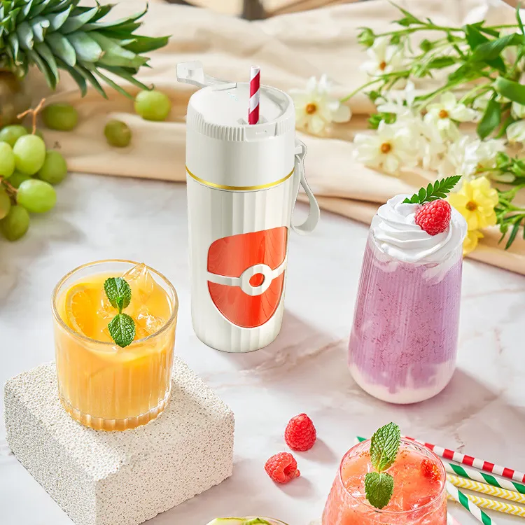 Mesin Juicer jeruk segar Mixer Mini Usb pengisian buah Pomogranate Smoothies listrik Citrus portabel Blender dan Juicer