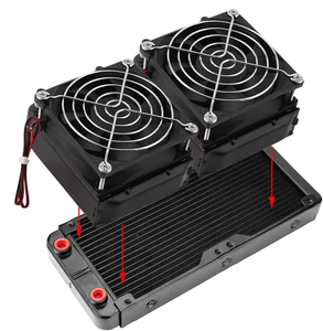 Enfriador AIO ARGB de 120mm-Ventiladores de alta velocidad de 2800 RPM, pasta térmica preaplicada - Product Image 3