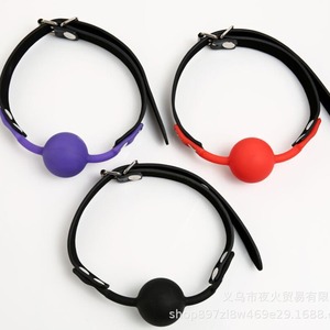 สินค้าสำหรับผู้ใหญ่, ของเล่นทางเลือกหนัง SM ขายส่ง, ที่ปิดปาก, อุปกรณ์เสริมทางเพศ, ที่ปิดปากซิลิโคน, ขายตรงจากโรงงาน - Product Image 1