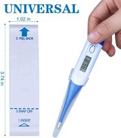 Lot de 100 protège-sondes jetables en EVA certifiés ISO 134185, universels pour usage oral, auriculaire et rectal