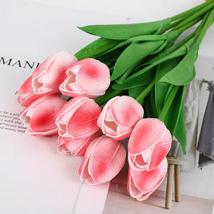 <span class=keywords><strong>Tulipán</strong></span> Artificial <span class=keywords><strong>de</strong></span> PU, Flor Artificial Realista, Decoración Colorida para Bodas, Hogar, Mesa, Fiestas, Regalo - Product Image 1