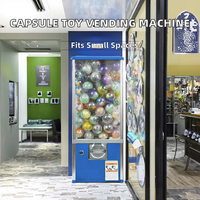 Distributeur automatique de capsules de jouets de 25 pouces, certifié CE 2026, avec système de paiement par jetons, capacité de 200-300, en acier galvanisé