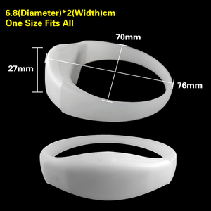 Pulseras LED Interactivas con Sensor de Sonido para Conciertos, Control Remoto Wifi DMX de Silicona Personalizadas para Fiestas - Product Image 5